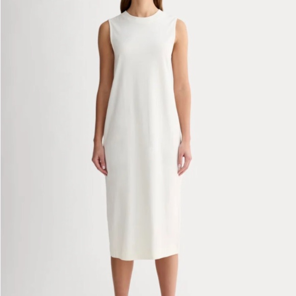 Everlane The Weekend Tank Dress Black + Canvas Set - Picture 2 of 7